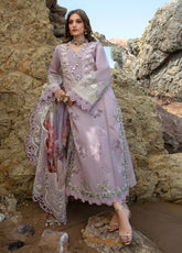 Crimson By Saira Shakira Embroidered Lawn 3 Piece Unstitched Suit CSS24EL D-3B LILLIE DE JONG - AMETHYST